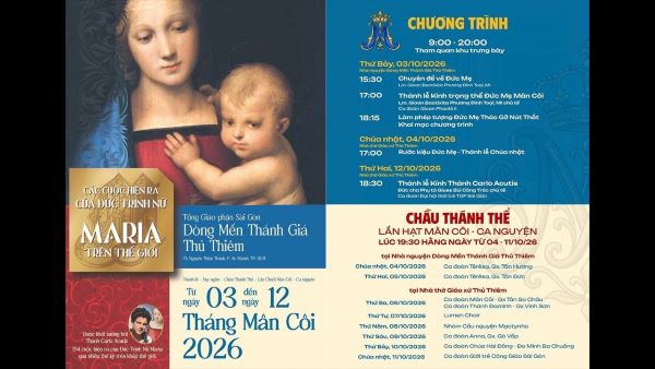 Triển lãm tại Sài Gòn về các cuộc hiện ra của Đức Mẹ