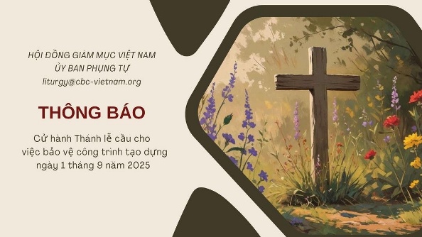 Ủy ban Phụng tự: Thông báo cử hành Thánh lễ cầu cho việc bảo vệ công trình tạo dựng
